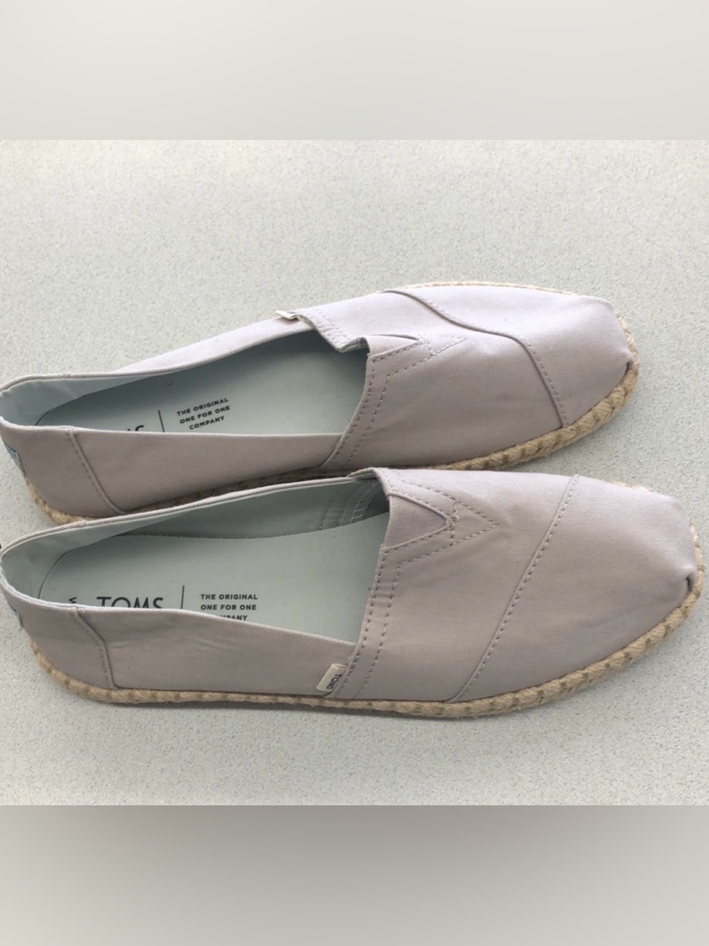 TOMS leather Alpargata rope espadrilles 9 women’s shoes
